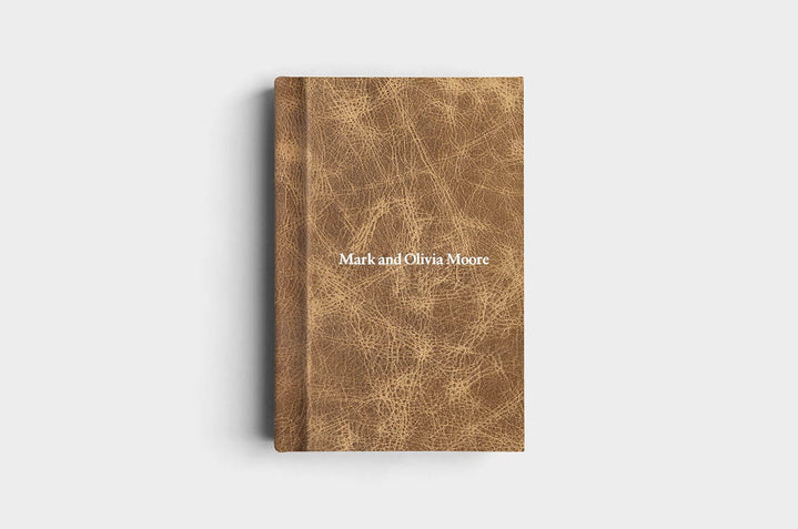 8x12 Portrait Capuccino Distressed Genuine Leather Album