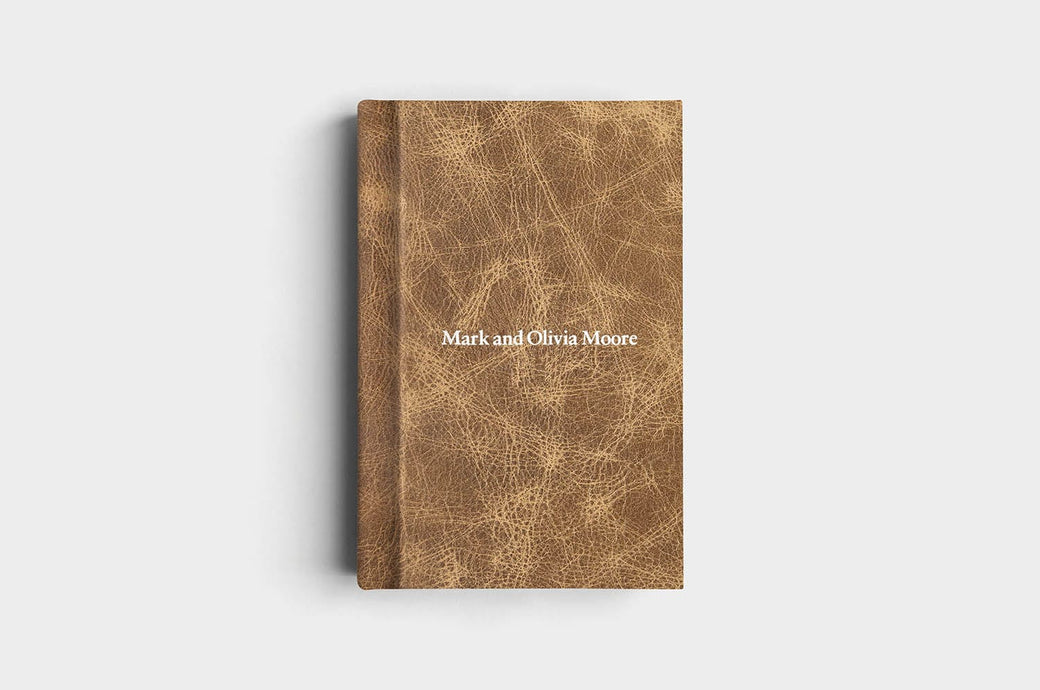 8x12 Portrait Capuccino Distressed Genuine Leather Album