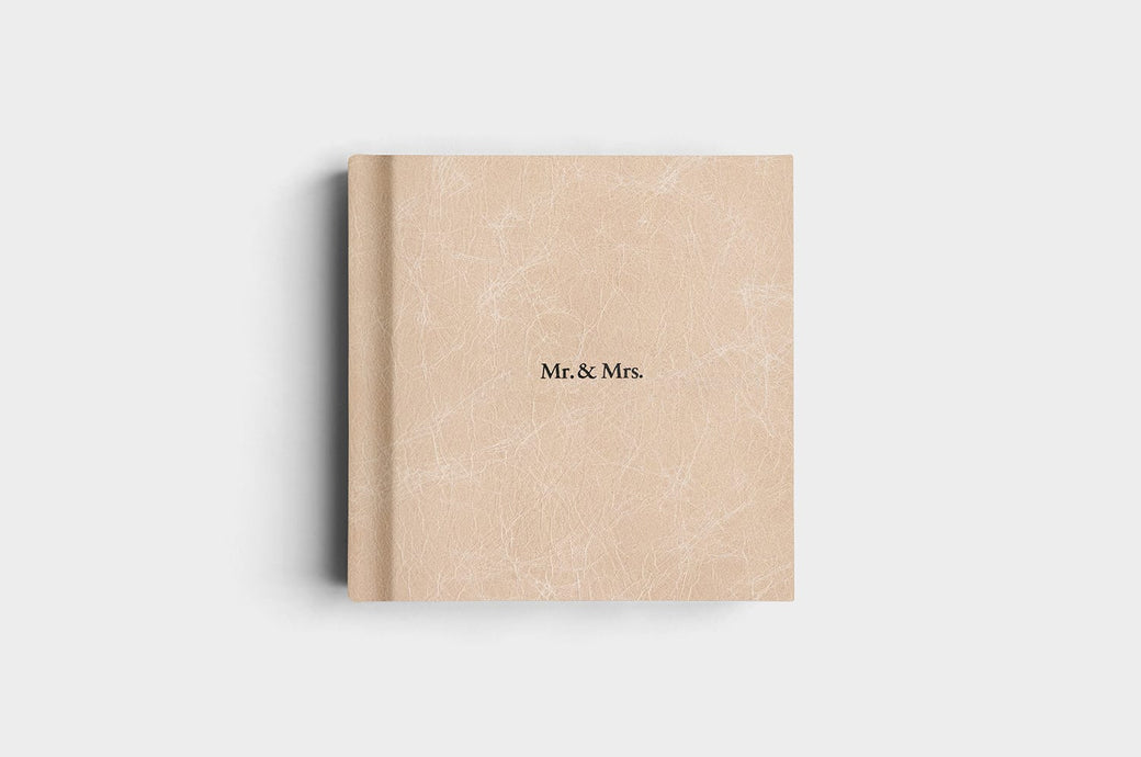 10x10 Square Sand Distressed Genuine Leather Album