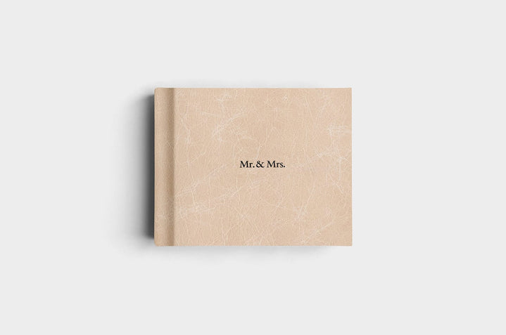 8x10 Landscape Sand Distressed Genuine Leather Album