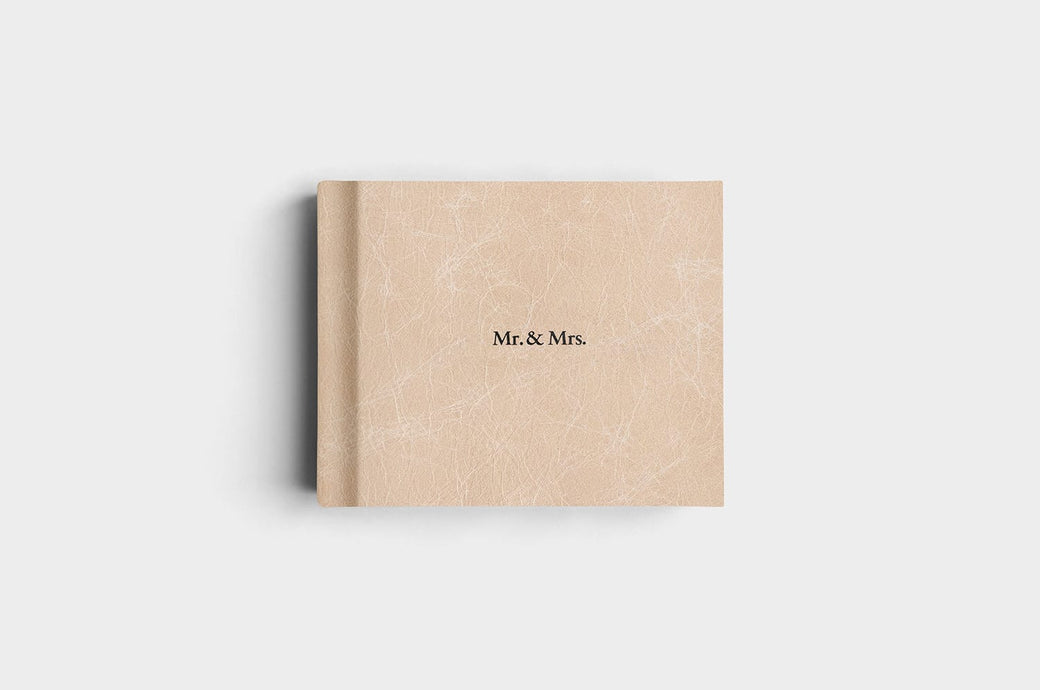 8x10 Landscape Sand Distressed Genuine Leather Album