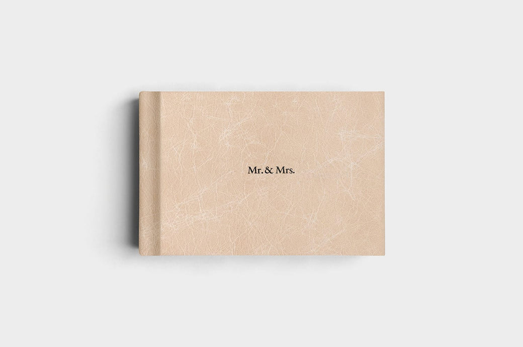 8x12 Landscape Sand Distressed Genuine Leather Album