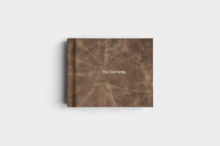 8x10 Landscape Distressed Genuine Leather Album