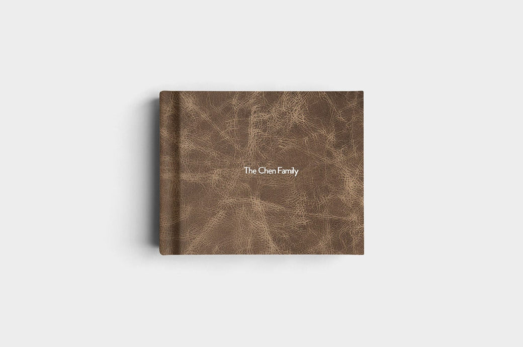 8x10 Landscape Distressed Genuine Leather Album