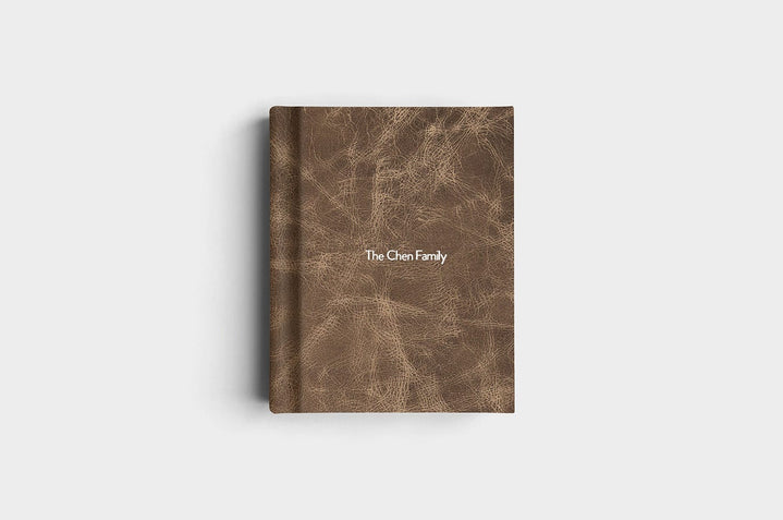 8x10 Portrait Distressed Genuine Leather Album
