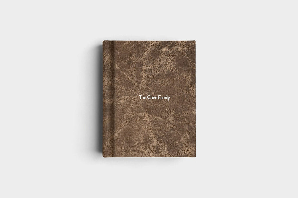 8x10 Portrait Distressed Genuine Leather Album