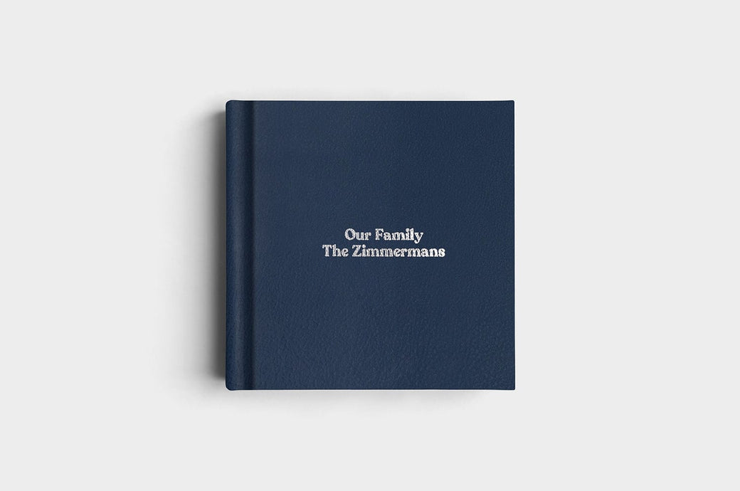 10x10 Square Midnight Genuine Leather Album
