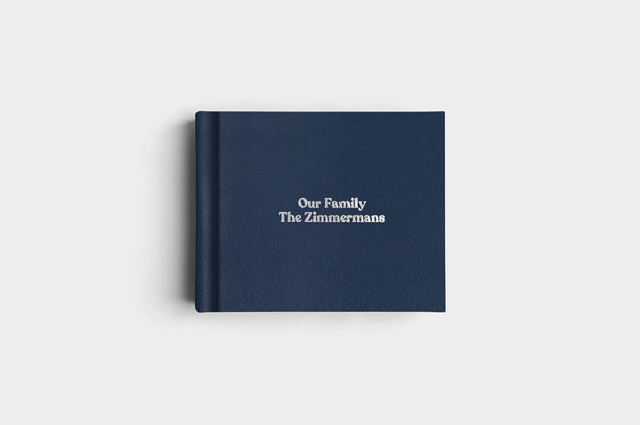 8x10 Landscape Midnight Genuine Leather Album