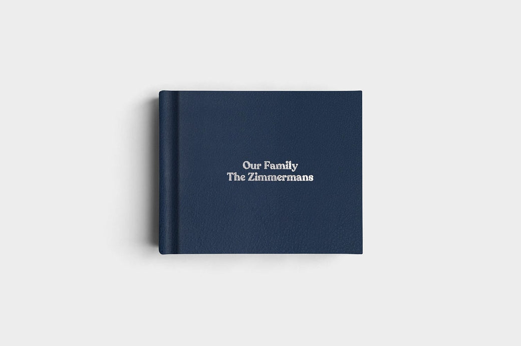 8x10 Landscape Midnight Genuine Leather Album