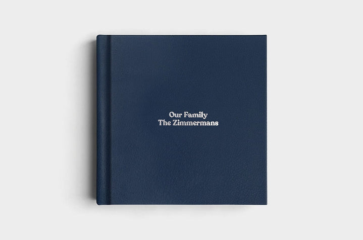 12x12 Square Midnight Genuine Leather Album