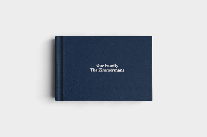 8x10 Landscape Midnight Genuine Leather Album