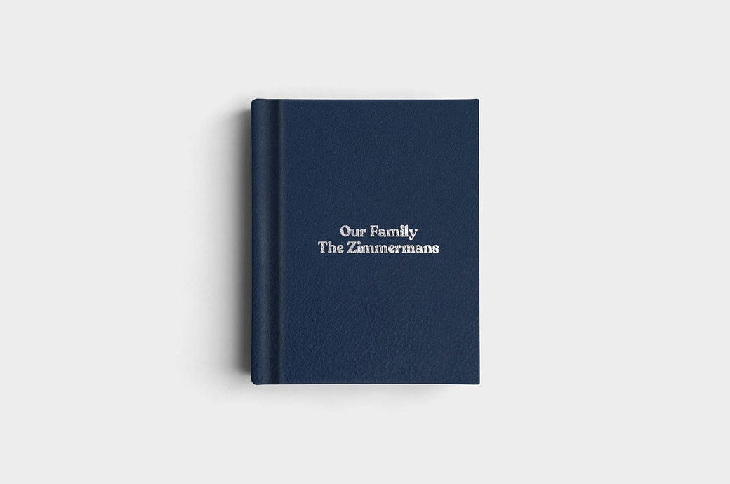 8x10 Portrait Midnight Genuine Leather Album