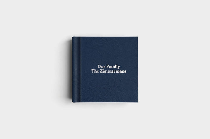 8x8 Square Midnight Genuine Leather Album