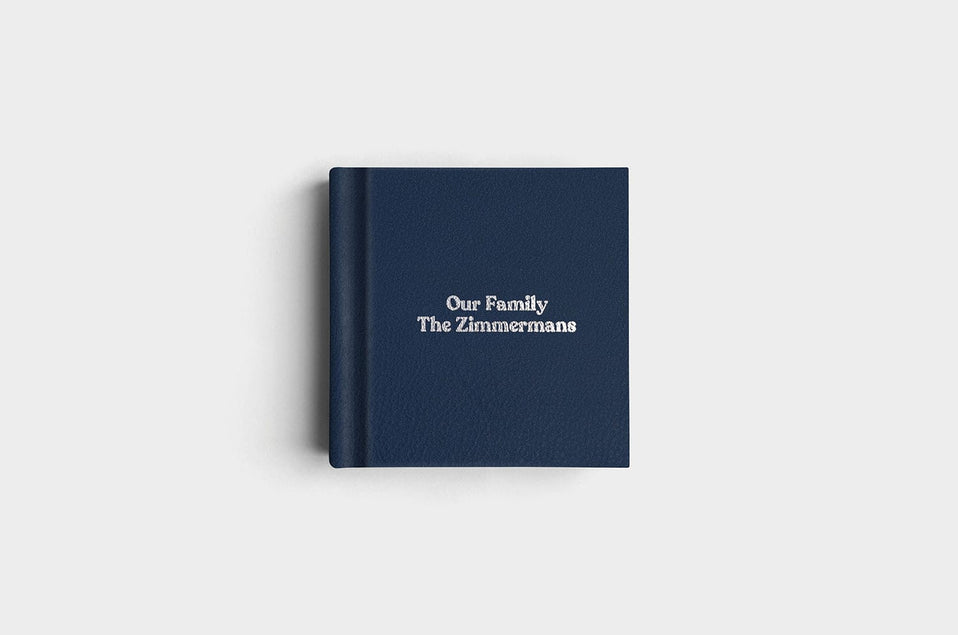 8x8 Midnight Blue Leather Album99