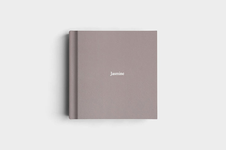 10x10 Square Steel Genuine Leather Album