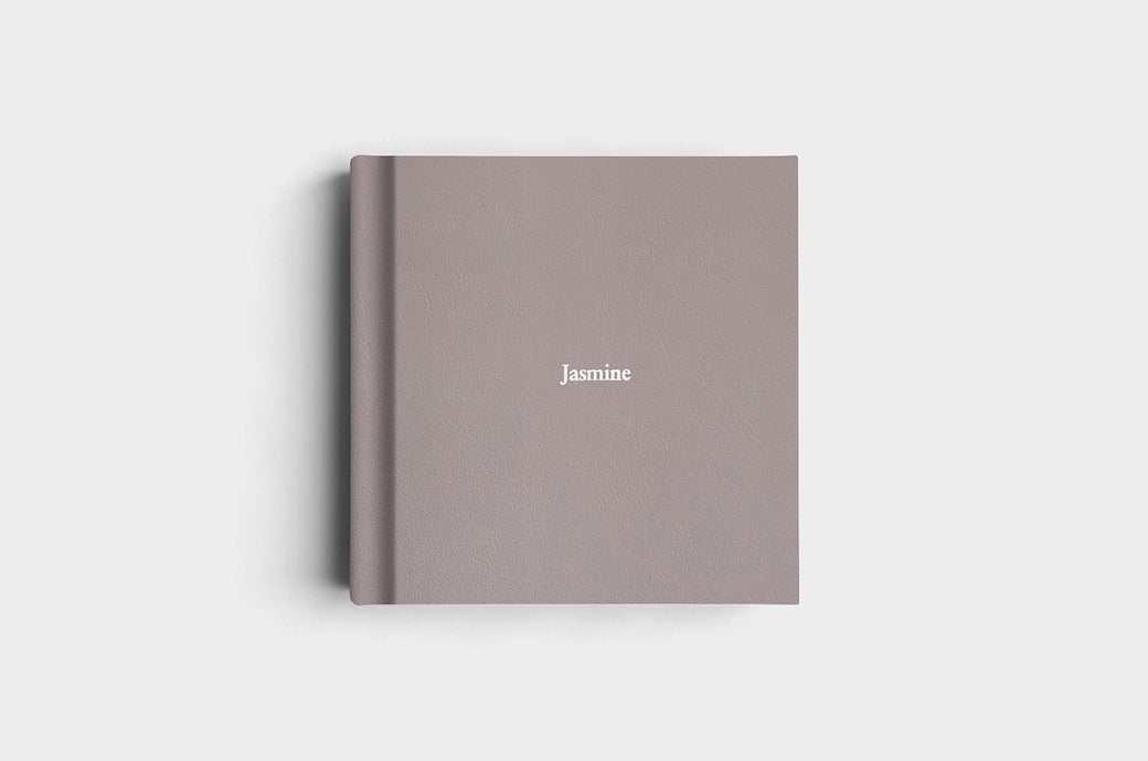10x10 Square Steel Genuine Leather Album