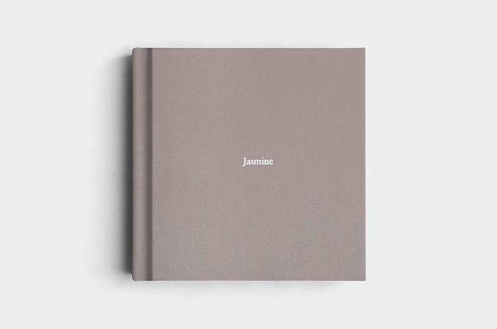 12x12 Square Steel Genuine Leather Album