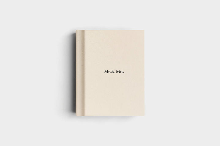 8x10 Portrait White Genuine Leather Album