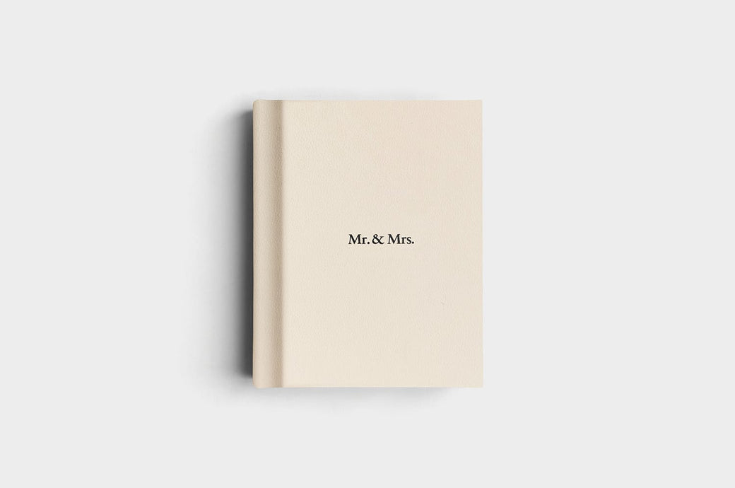 8x10 Portrait White Genuine Leather Album