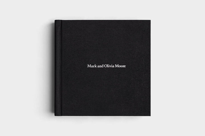 12x12 Square Black Linen Photo Album