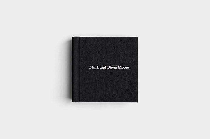 8x8 Square Black Linen Photo Album