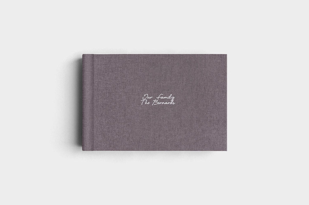 12x8 Charcoal Linen Album99