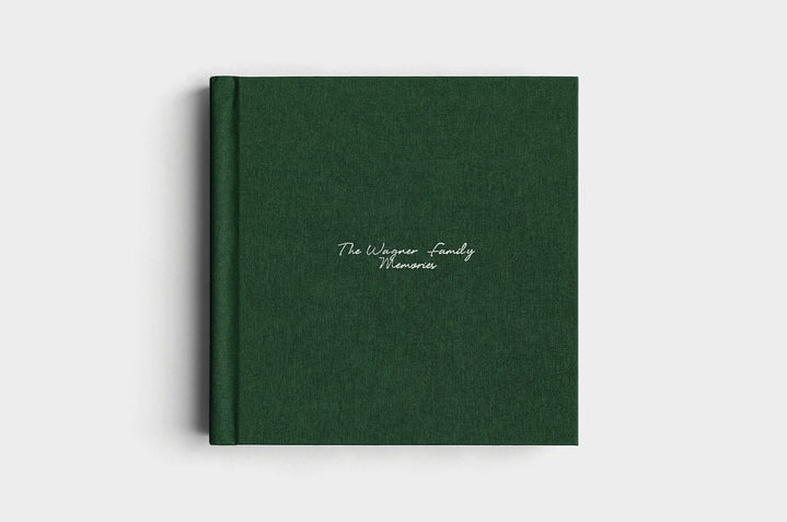 12x12 Square Evergreen Linen Photo Album