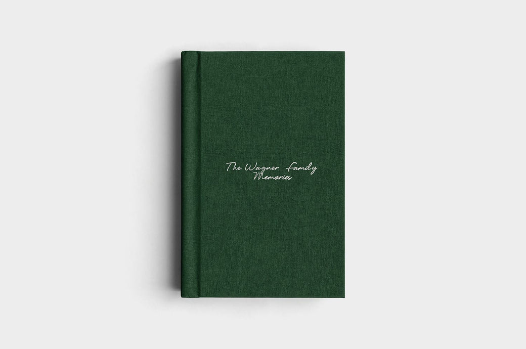8x12 Portrait Evergreen Linen Photo Album