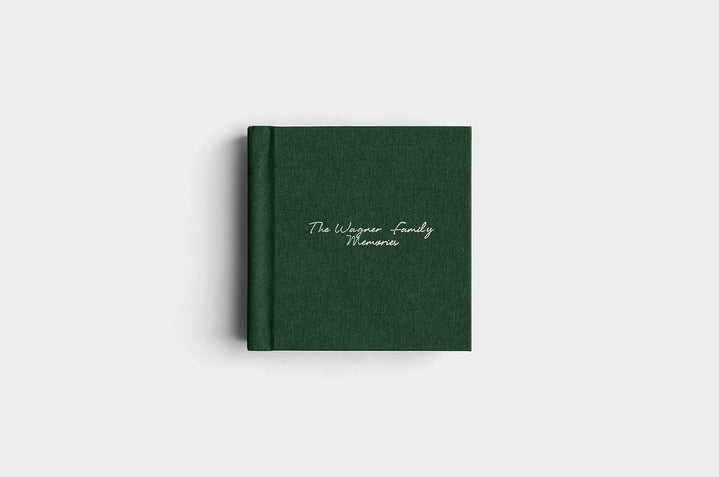 8x8 Square Evergreen Linen Photo Album