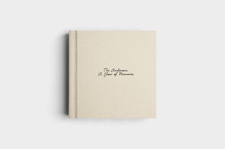 10x10 Square Macadamia Linen Photo Album