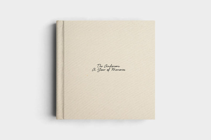 12x12 Square Macadamia Linen Photo Album