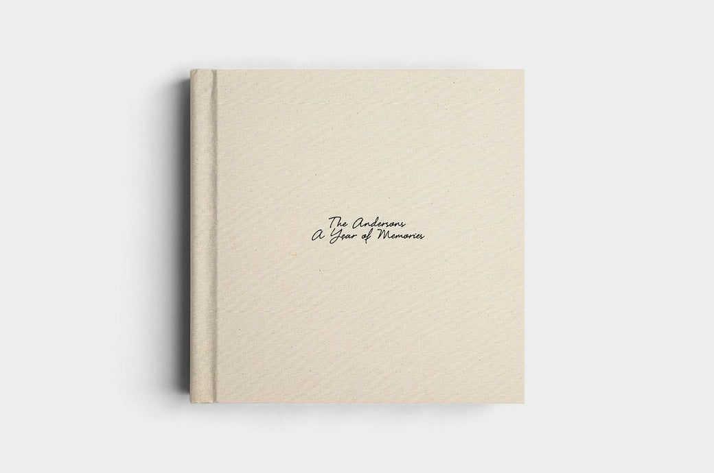 12x12 Square Macadamia Linen Photo Album