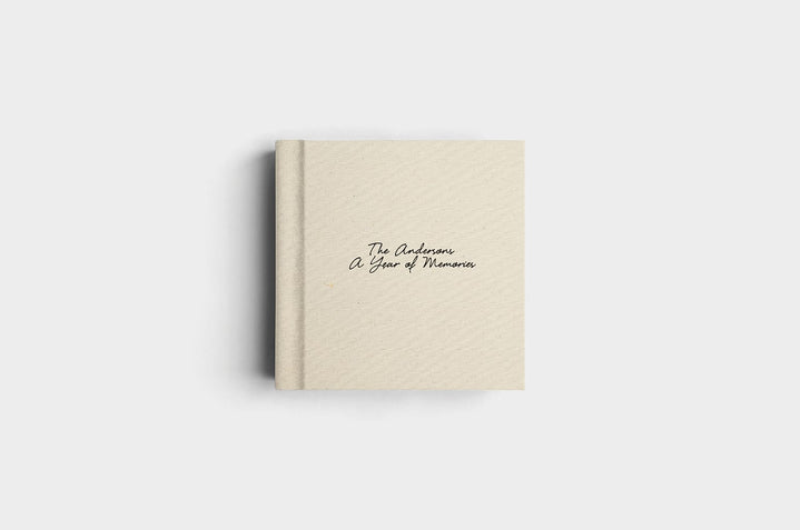 8x8 Square Macadamia Linen Photo Album