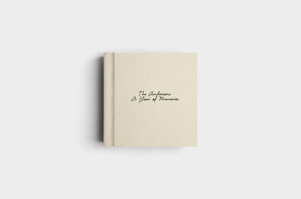 8x8 Square Macadamia Linen Photo Album