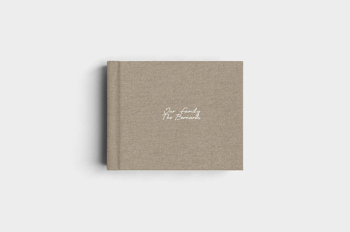 10x8 Landscape Moss Linen Photo Album