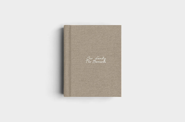 8x10 Portrait Moss Linen Photo Album