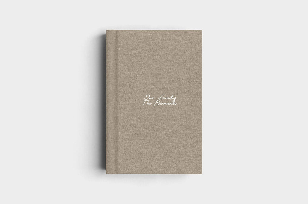8x12 Portrait  Moss Linen Photo Album