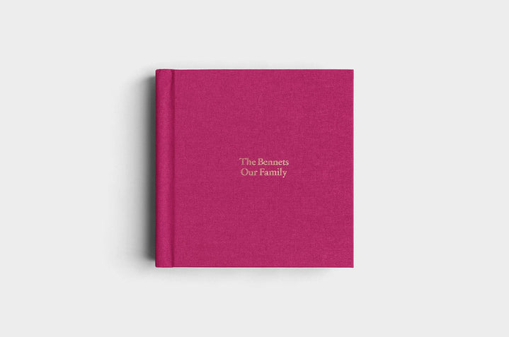 10x10 Square Mulberry Linen Photo Album
