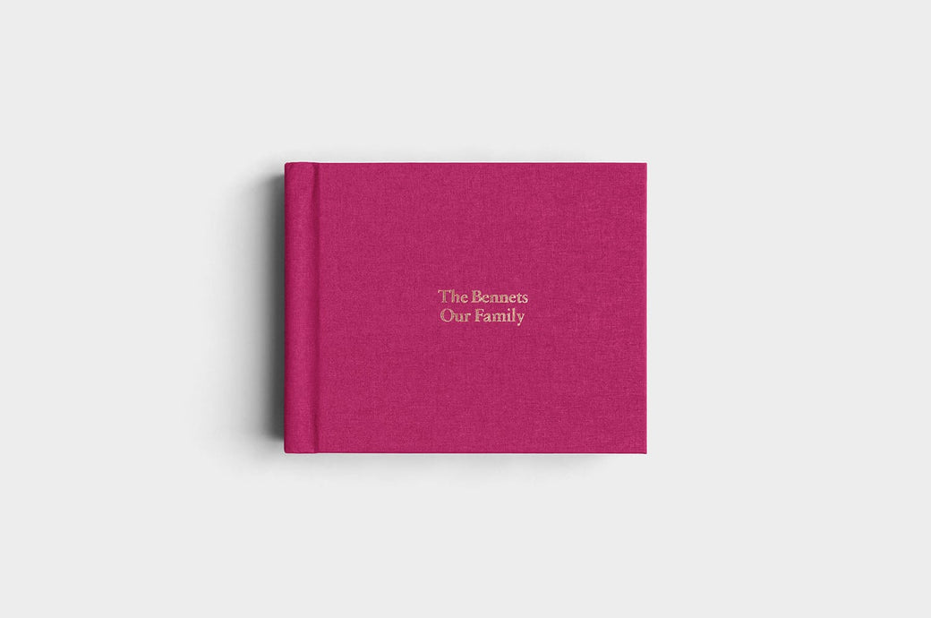 10x10 Landscape Mulberry Linen Photo Album