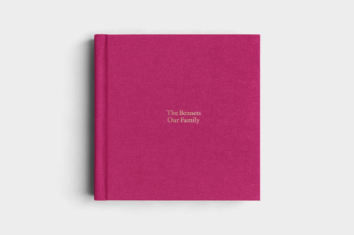 12x12 Square Mulberry Linen Photo Album