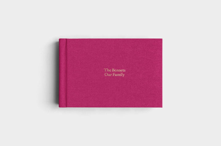 12x8 Landscape Mulberry Linen Photo Album