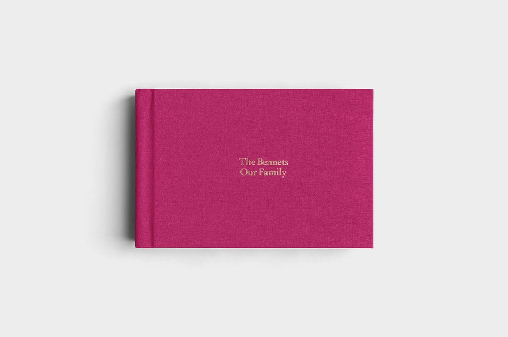 12x8 Landscape Mulberry Linen Photo Album