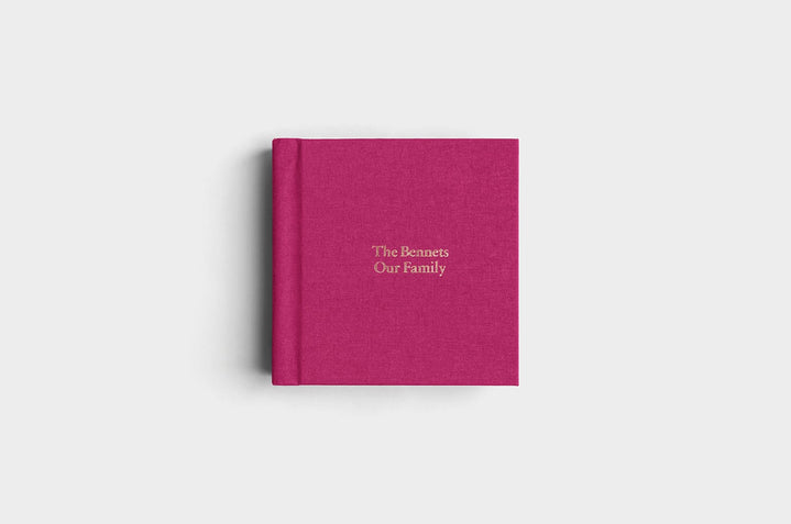 8x8 Square Mulberry Linen Photo Album