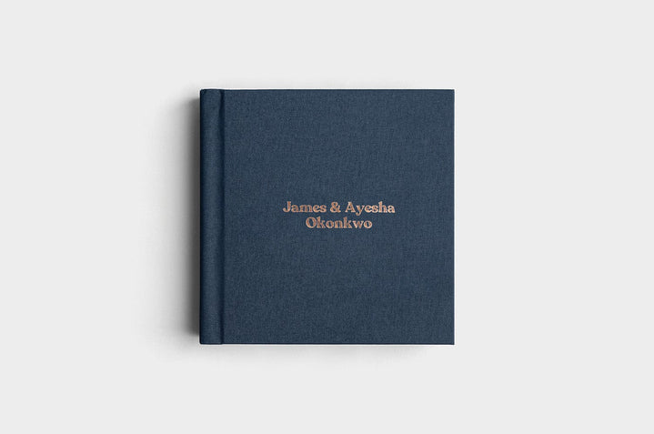 10x10 Navy Linen Album99