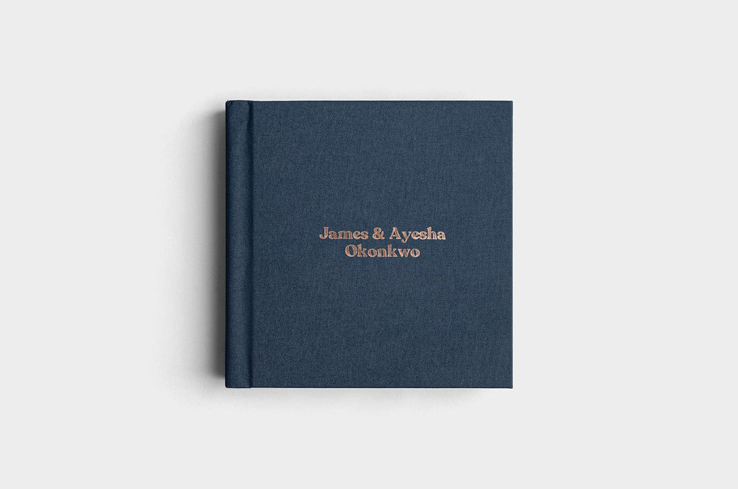 10x10 Navy Linen Album99