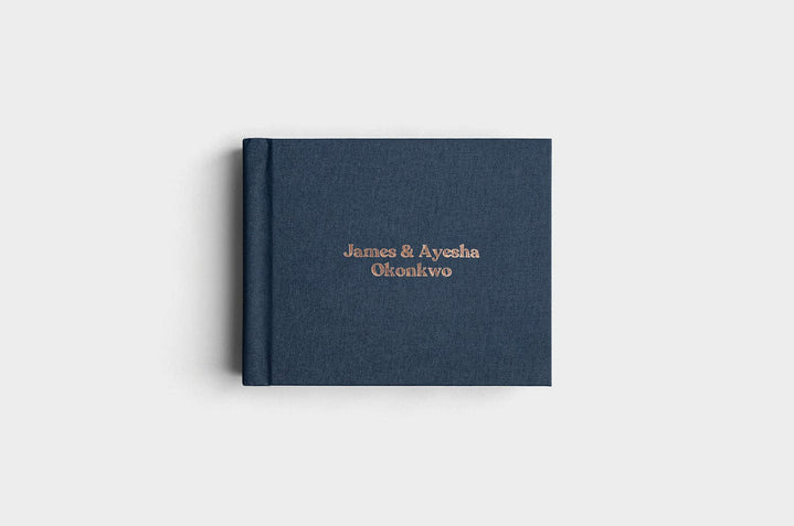 10x8 Navy Linen Album99