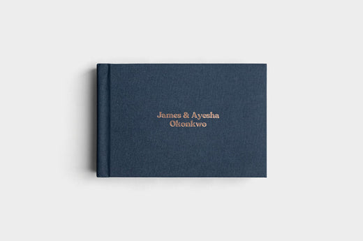 12x8 Navy Linen Album99