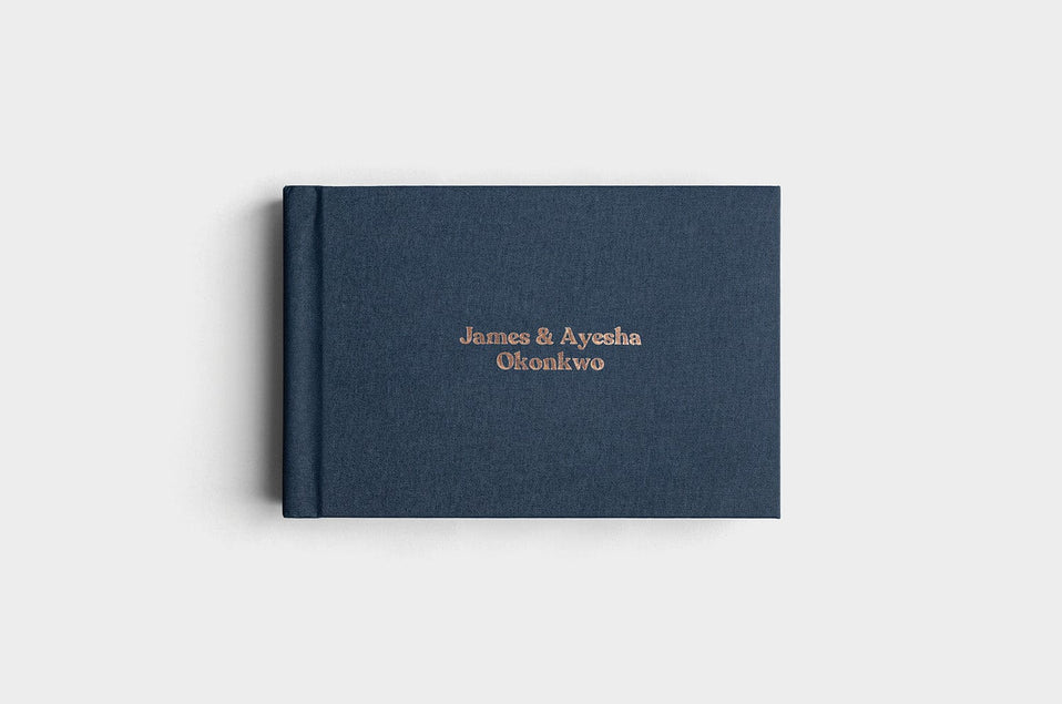 12x8 Navy Linen Album99