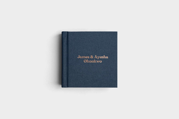 8x8 Navy Linen Album99