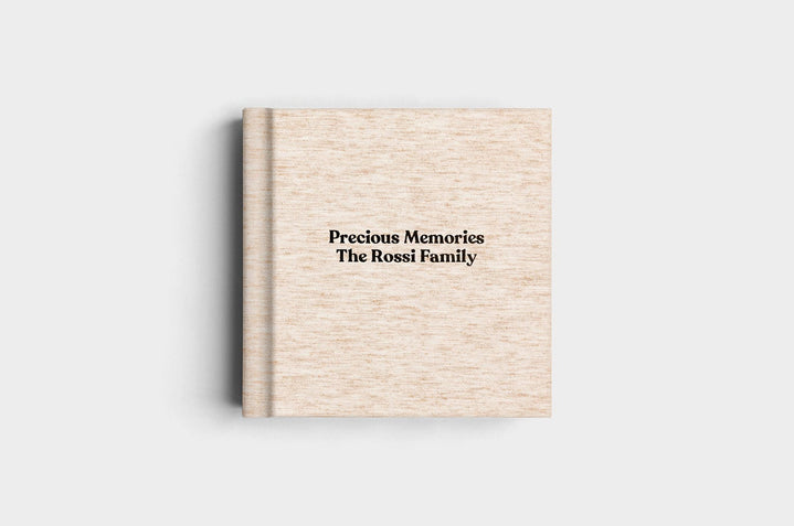 10x10 Square Oatmeal Linen Photo Album